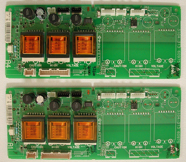 Pair (2) of Philips 50PF9631D/37 Ambilight Inverter Boards 3104